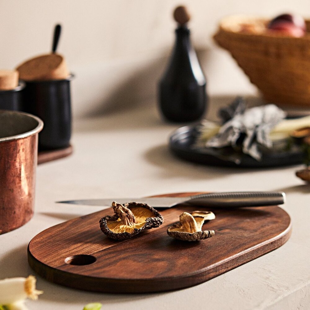 New ! IKEA KROSAMOS  Cutting Board Solid Walnut 11 ½x7 ½" 805.318.25